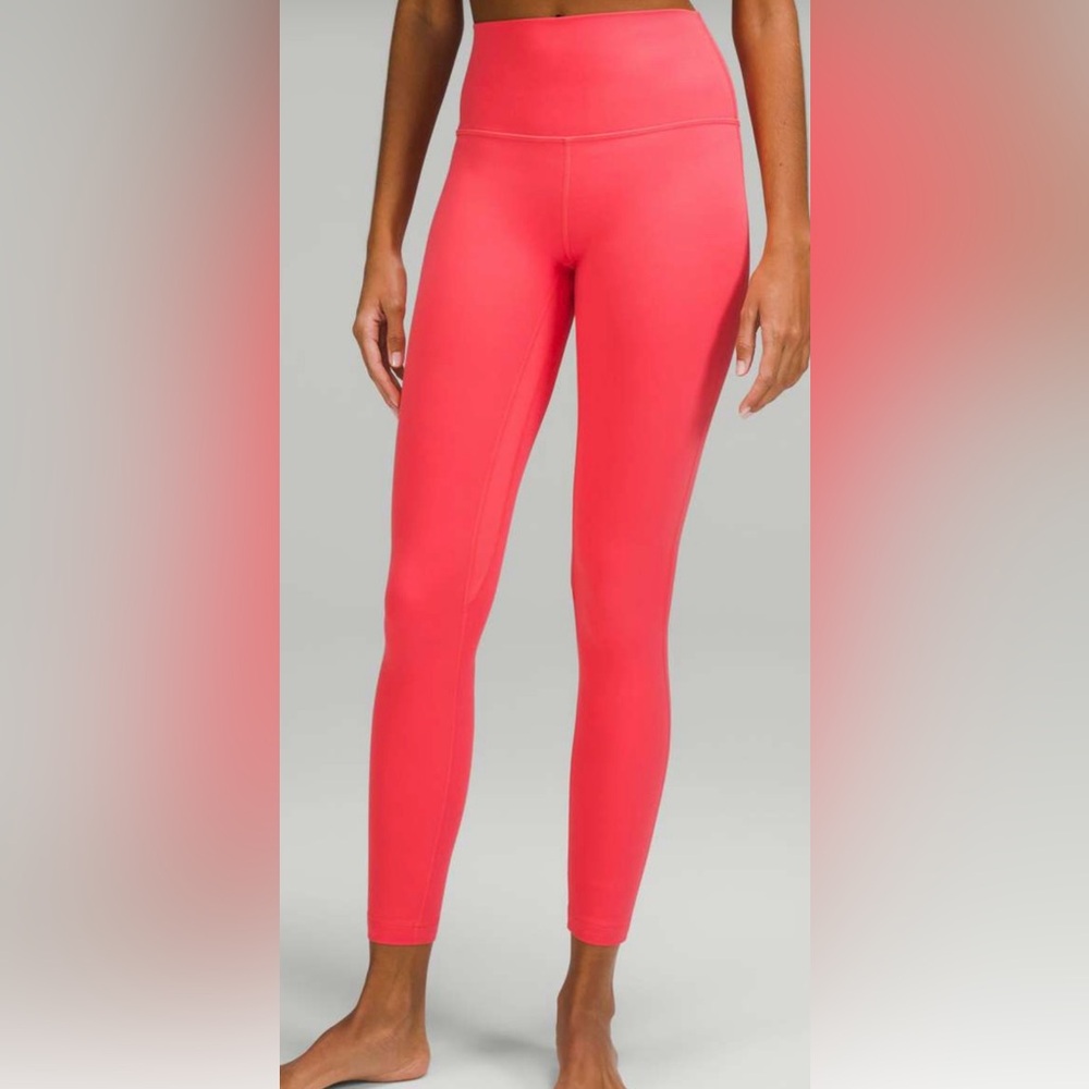 Lululemon align high rise 28” leggings size 4 pale raspberry